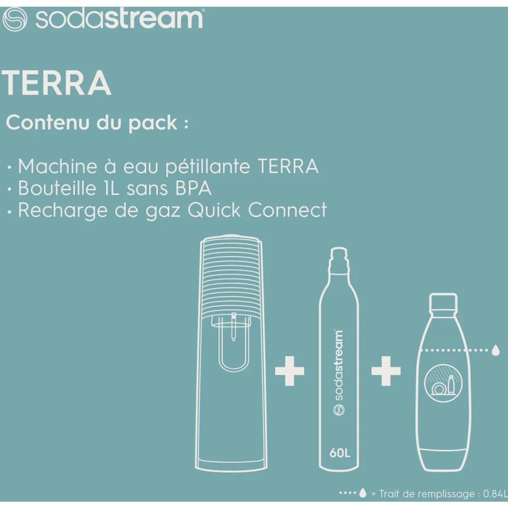 Sodastream Terra Sparkling Water Maker 1L Black