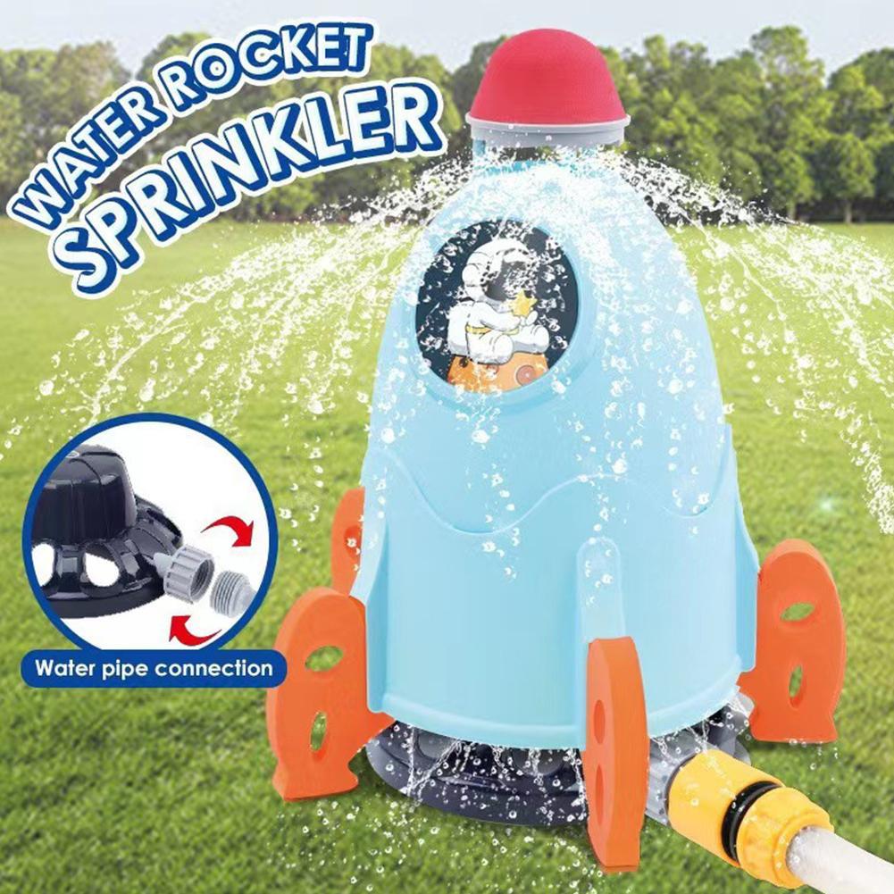 Rocket Launcher Toy Outdoor Water Sprinkler Garden Lawn Water Sprinkler Spray Garden Sprinkler Irrigation Rocket Toys