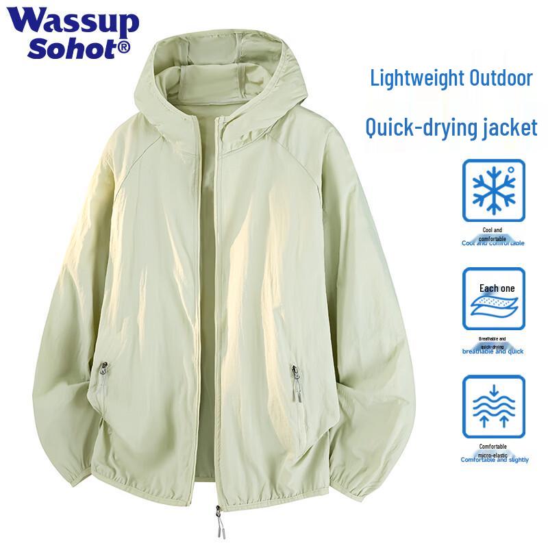 

Wassup Sohot Men s Lightweight UV Protection Jacket M