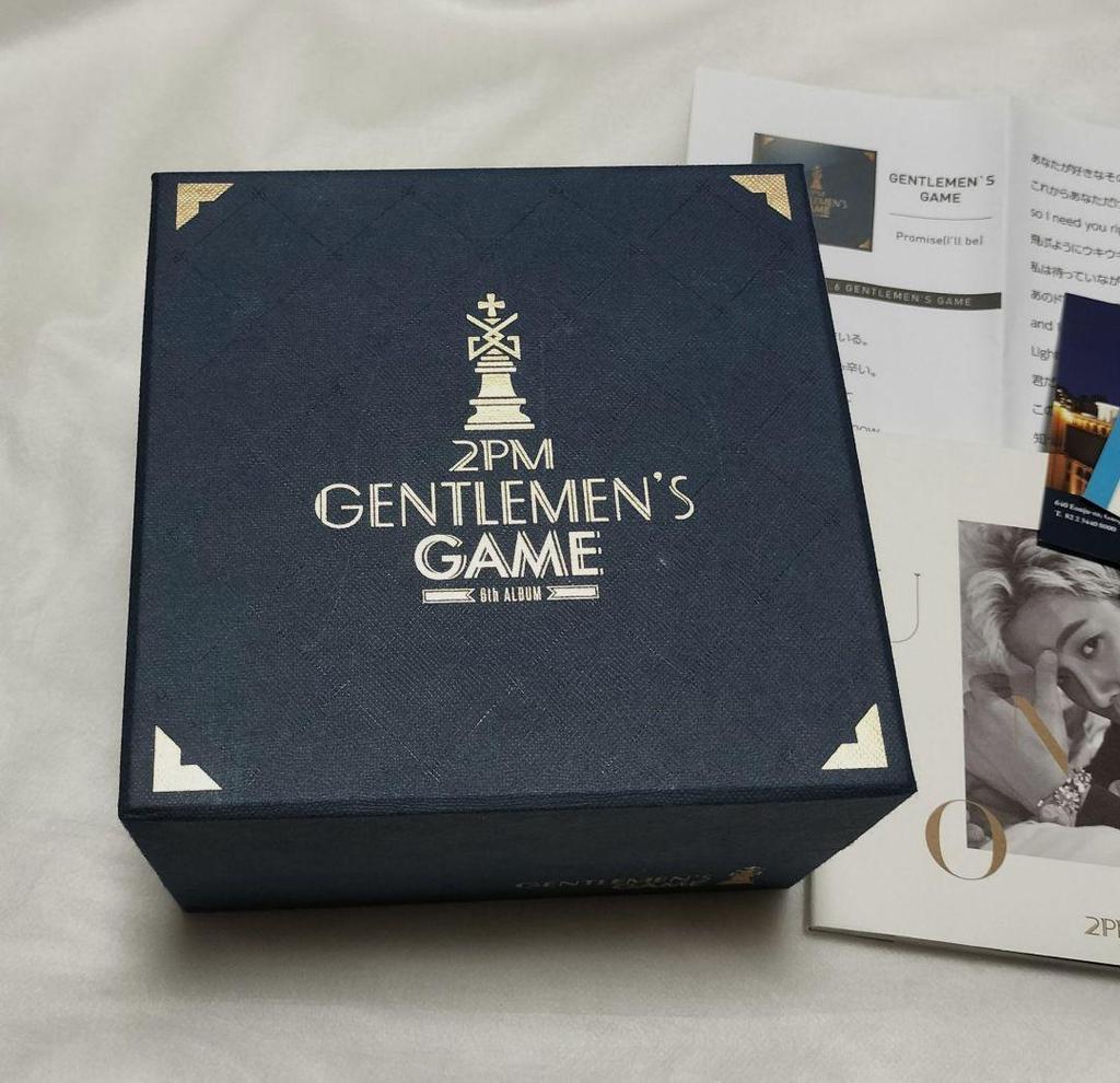 [USED] 2PM GENTLEMEN'S GAME Limited Edition Album JUNHO