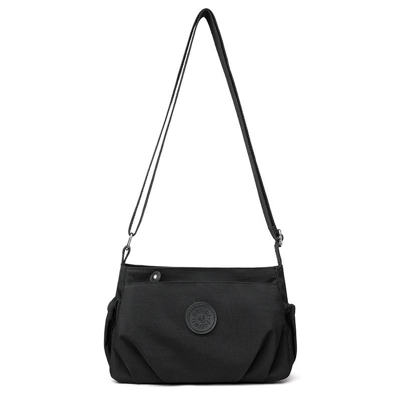 Multi-layer Casual and Lightweight One-shoulder Messenger Bag Women's Fashion Simple and Versatile Multi-compartment Commuter Middle-aged Mother Bag