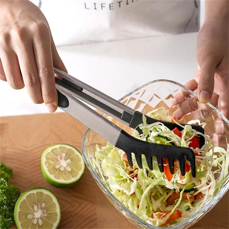 Pinze per Spaghetti Silicone Clip per Alimenti Pasta Noodle Mestolo per Pasta Scolapasta Separatore Albume Cucchiaio Scolatoio Accessori da Cucina