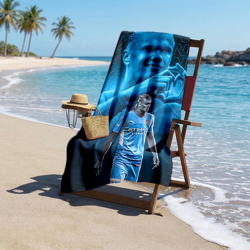 Haaland Fashion Beach Towel: Ideal for Summer Adventures Soft, absorbent and quick drying suitable for swimming and bathing