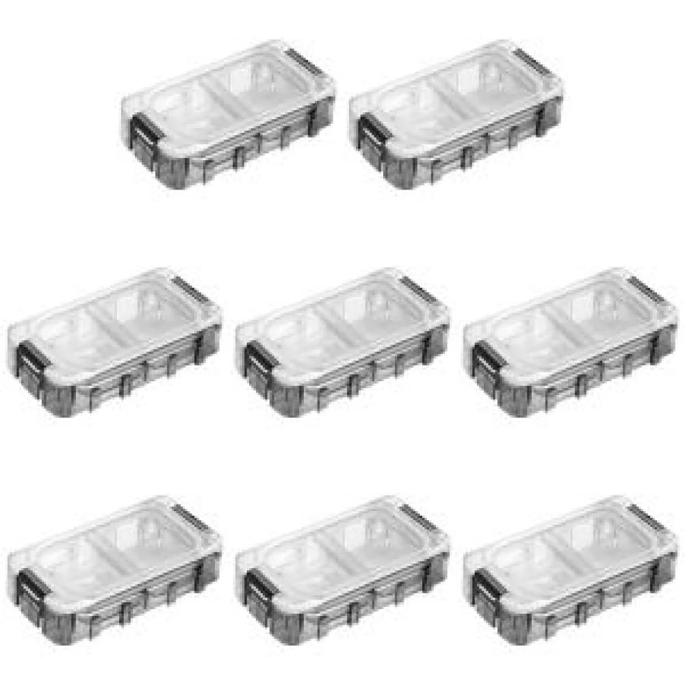 Fishing Tackle Box Expandable Fishing Tackle Box Fishing Hardware Toolbox Waterproof Tool Box Clear Top Fishing Lure Storage Box