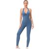 Women's High-End Summer One-Piece Yoga Suit Set: Stylish Fitness Wear with Beautiful Back Design