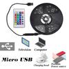 5M USB LED Strip Lights with 24-Key Remote – RGB Backlighting for TV, Keyboard & Home Decor