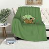 Lovely Y-Yoda Baby Cute Blanket Plush Nap Sofa Rug for Living Room Warm Office Bedroom Birthday Home Travel Kid Gifts