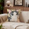 Cute Chis Sweet Home Cushion Cover Cushion Cover Set 4Pcs 50x50 45x45 40x40 Pillowcase Decorative Sofa Home Decor