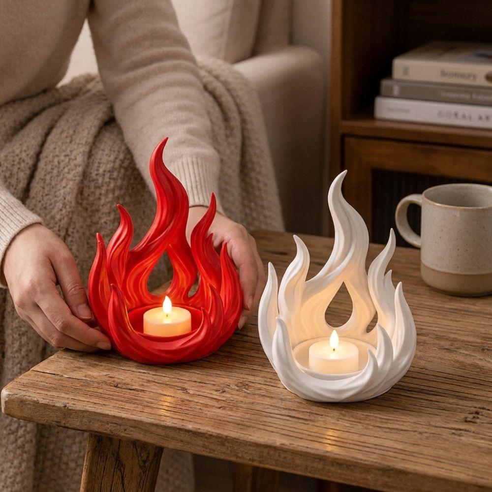 Dark Style Candlestick Rack 3D Printed Aroma Candle Display Tray Outdoor Patio
