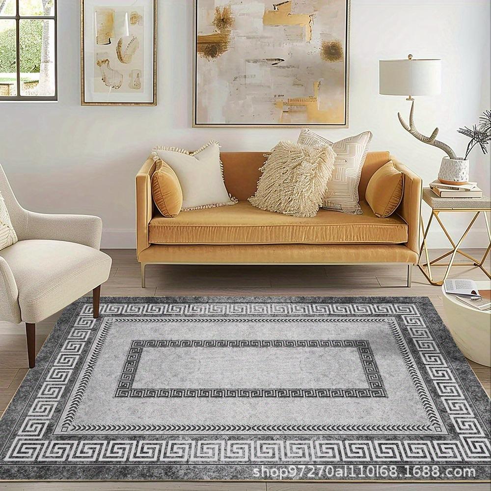 Koberec do obývacího pokoje Domácí koberec do ložnice Geometrický koberec Liniový Odolný proti nečistotám Podložka pod pohovku proti sklouzávání