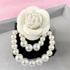 Flower Brooch Pin Corsage Badge Pearl Tassel Brooches for Women Accessories