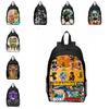 Al Italian Brainrot Pattern Backpack Breathable Student Schoolbag Gift Casual