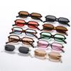 Women's Trendy Square Small-framed Sunglasses UV400 Protection Travel Street Photography Shades