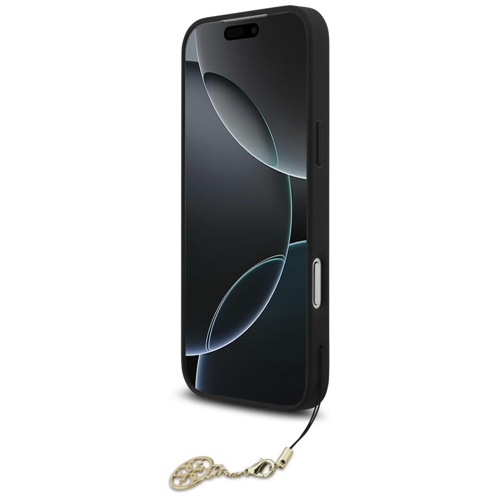 Guess 4G Charms Collection MagSafe case for iPhone 17 Pro Max black