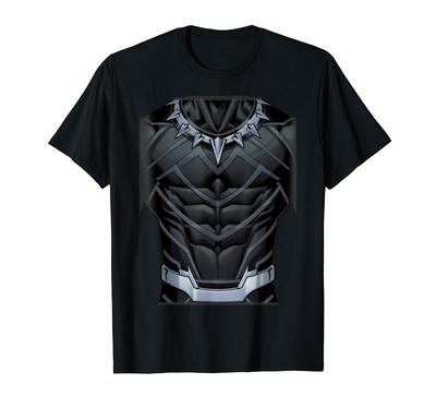 Marvel Black Panther Klassisches Anzug Kostüm Halloween T-Shirt
