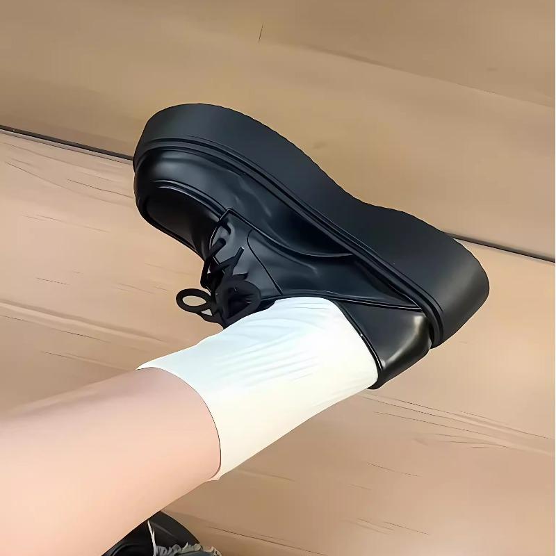 Υπερ Μαλακά Παπούτσια Γυναικεία Νέα Ρετρό και Ευέλικτα Μονά Παπούτσια με Χοντρή Σόλα