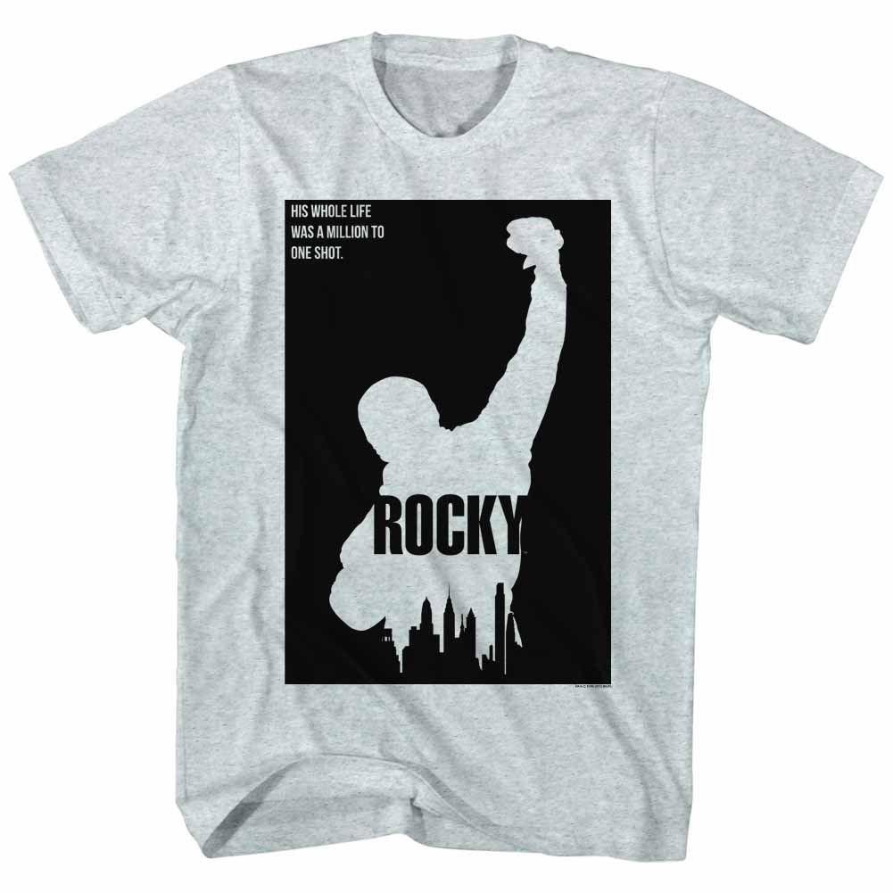 Rocky Blocked Out Movie Shirt XXL