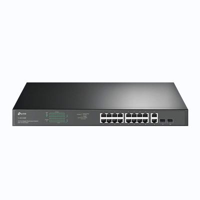 18portový gigabitový přepínač do racku s 16 porty UN TP-LINK PoE+ TL-SG1218MP