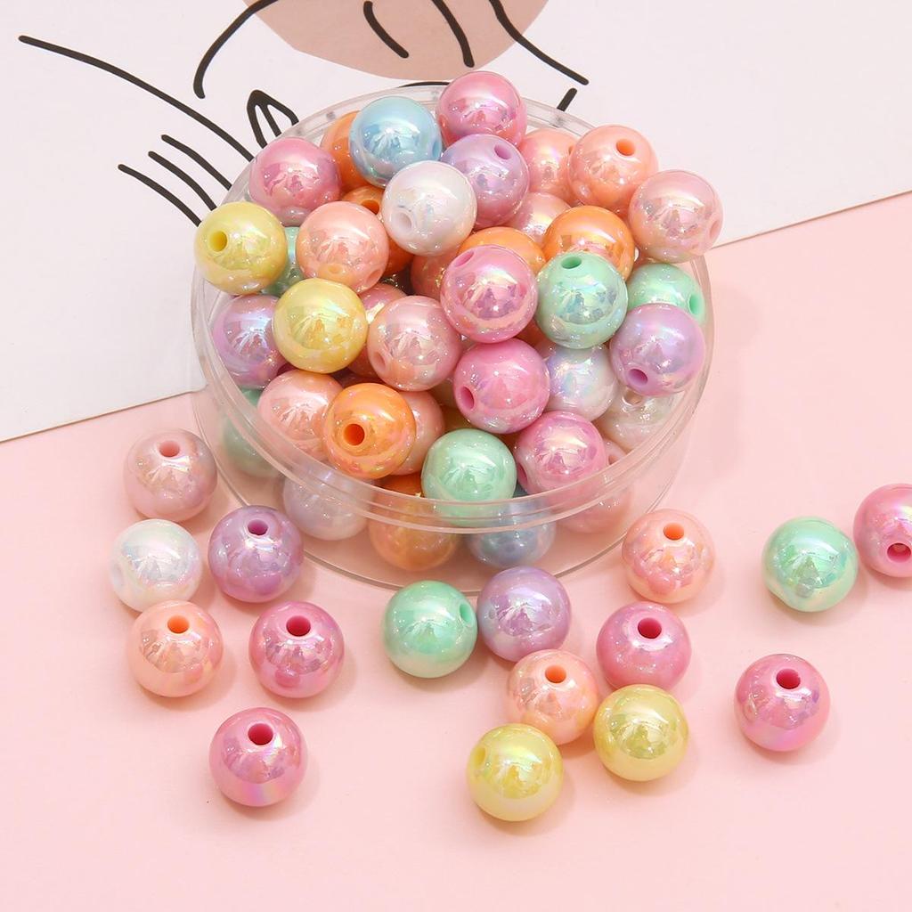 Colorful Loose Beads for DIY Bracelets, Phone Charms, Key Chains, and Jewelry Accessories
