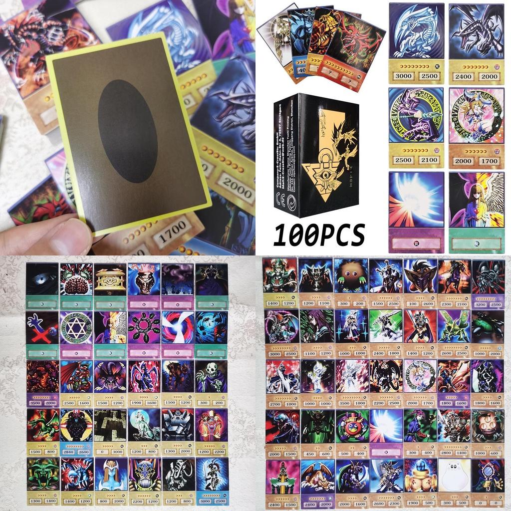 Game King Diy Ruilkaarten Duel Monsters Editie Blauwogige Witte Draak Duistere Magiër 100 Kaarten Hot Selling