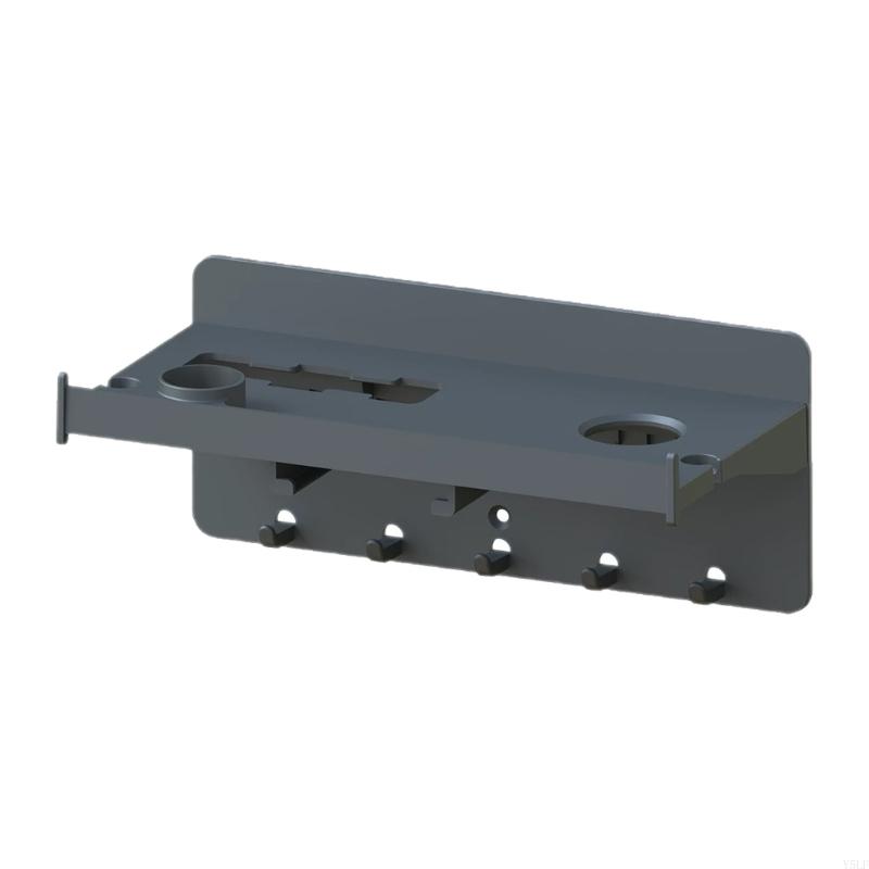 

Y5LF Plastic Wall Holder Suitable for Food Processor Accessories 7 Compartments 5 Foldable Hooks Kitchen Storage Solution China Mainland