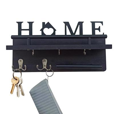 Key Holder Wall Mount Key Chain Holder Rustic Key Hanger Key Organizer Wall Key Holder For Living Room Farmhouse Bathroom