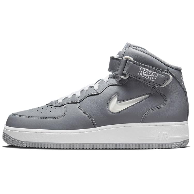 New Nike Air Force 1 Mid Qs Jewel Nyc Cool Grey DH5622-001