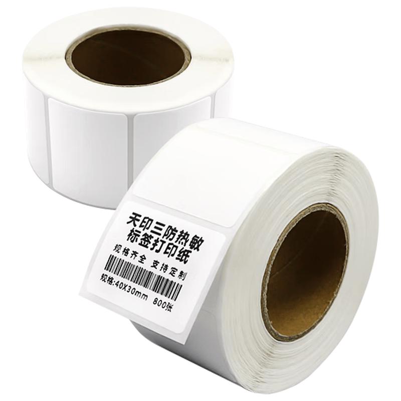 Tanyo Triple-Proof Thermal Label Paper 40mm x 30mm x 800 sheets
