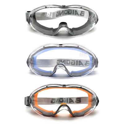 Okulary ochronne klasy przemysłowej, okulary laboratoryjne z soczewką przeciwmgielną, przezroczyste, pasujące do okularów dla mężczyzn i kobiet, ochrona oczu
