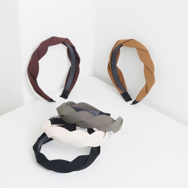 Women's Braided Wide Headband Braided Hair Bands Fashion Hair Accessories Costume Headwear For Stylish Women