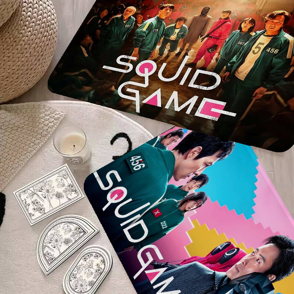 TV Game S-Squids Floor Mat Cheaper Anti-slip Modern Living Room Balcony Printed Bedside Mats