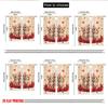 Flat Printing Scene Curtain Cute Kittens Red Roses Digital Printed Polyester Drapes Family Party Bedroom Living Curtains Set Of 2 Made Decor