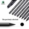 Marie's Full Charcoal/Carbon Pencils Non-wood Graphite Sticks Sketch Charcoal Pencil 24pcs Soft/Medium Charcoal Pens Stationery