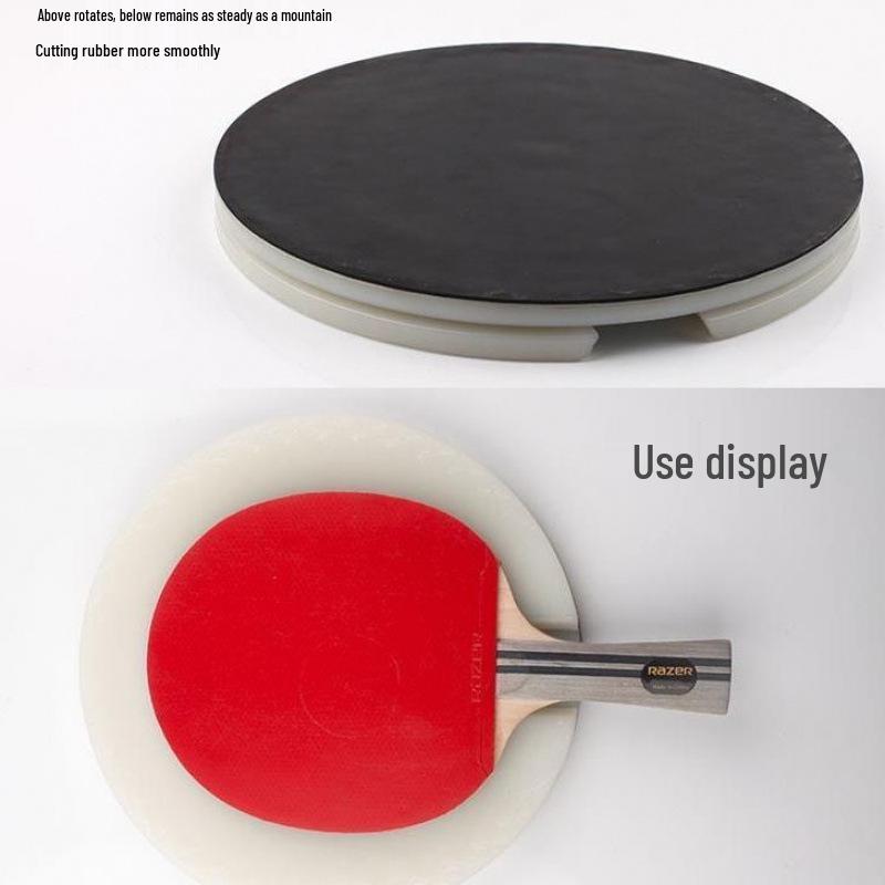 

Leyang Rotating Table Tennis Rubber Cutting Mat with Knife Holder