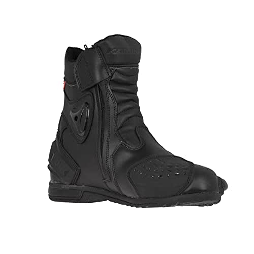 KOMINE Motorcycle Protective Sports Short Riding Boots BK-067 799 Waterproof 05-067 Black 26.5 cm