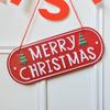 Creative Christmas Welcome Card DIY Christmas Sign Plaque New Christmas Pendant  Merry Christmas