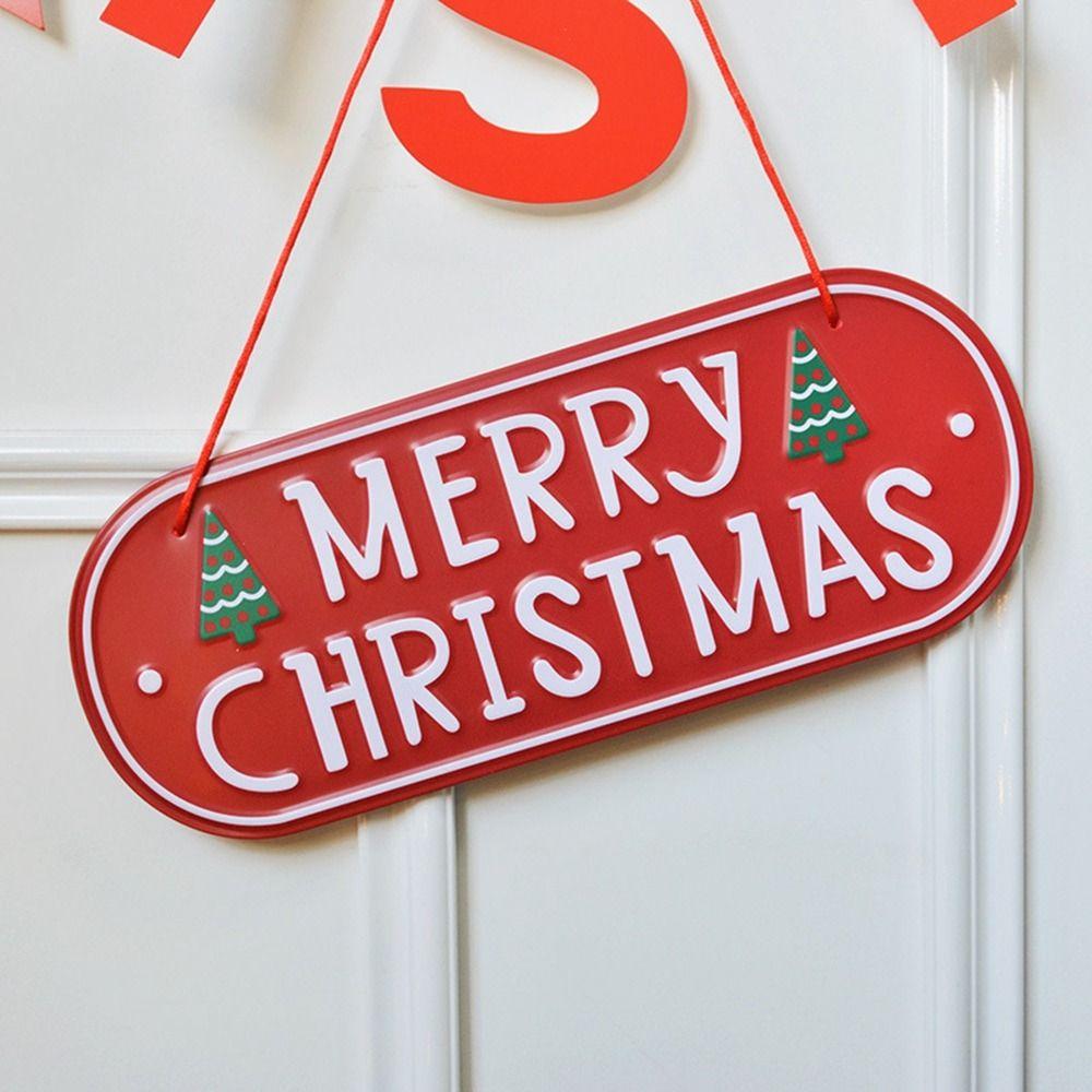 Creative Christmas Welcome Card DIY Christmas Sign Plaque New Christmas Pendant  Merry Christmas