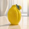 Nordic Style Lemon Ceramic Vase for Hydroponic Flowers - Decorative Ornament for Home or Desktop