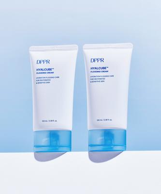 Dppr [moisture Charging Set] Hyalcube Flooding Cream 100ml 2ea