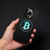 Bitcoin Phone Case For iPhone17, 16,15,14,13,12 Pro Max Black Candy Matte Shockproof Cover