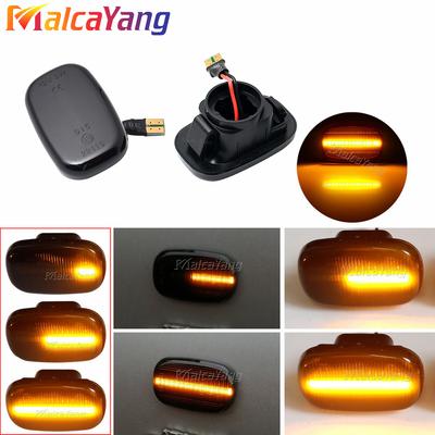 2 Stück Dynamisches LED Seitenmarkierungs-Panel-Licht Blinkerleuchte Für Toyota Corolla E10/E11/E12 ZE120 Hilux Surf N21 Yaris Verso Celica
