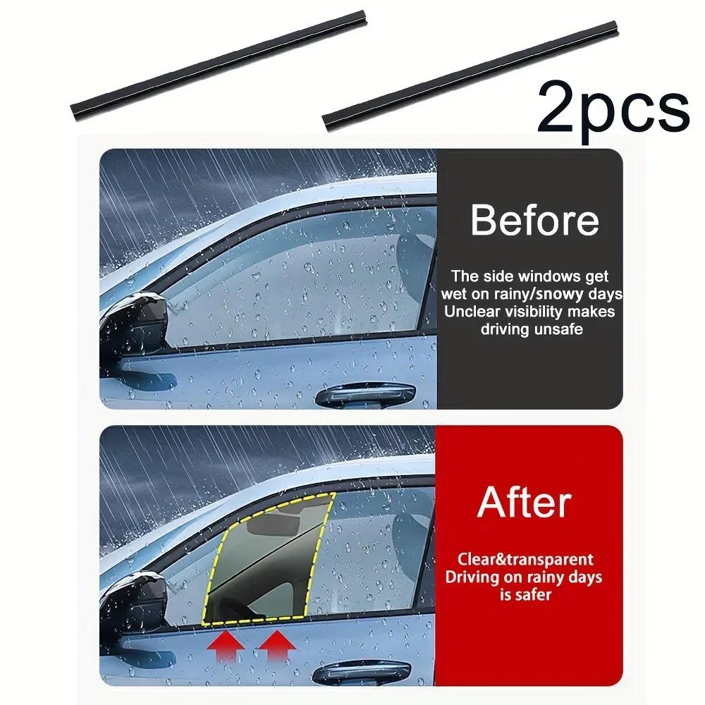 Car Rain/Fog Removal Strips - Instant Clear View Solution, Defog Car Windows, Must - Have for Safe Driving In Rain Accessories