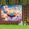2D Printing Fantasy Sky Backdrop for Children's Photography & Events