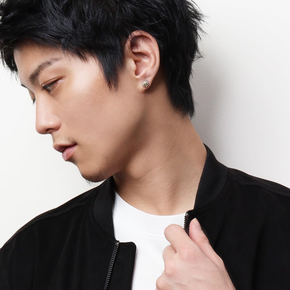 [Shinjuku Gin no Kura] Eagle Stud Earrings (Single Earring) Native American Eagle Sun Earrings Sterling Silver 925 Silver Stud Eagle Bird Small