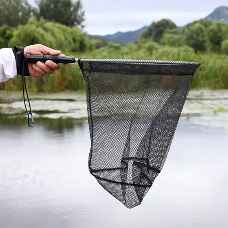 Fishing Net Fishing Tackle Tools for Adult Small Landing Net with Comfortable Grip Handle Fishing Landing Net Portable