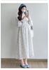 Hepburn Style Butterfly Jacquard Maternity Dress - High Quality, Long Sleeve, Early Spring 2026 Collection