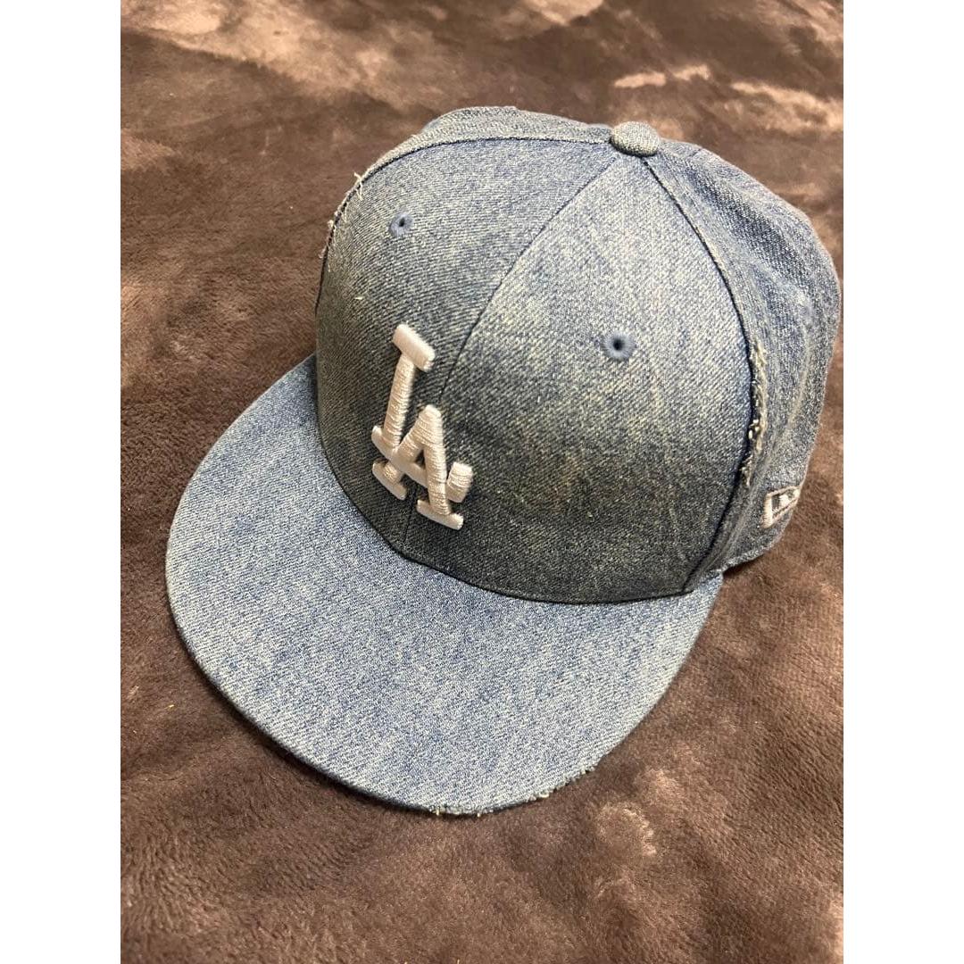 Used [Shohei Otani] Los Angeles Dodgers Dodgers Cap Distressed Denim