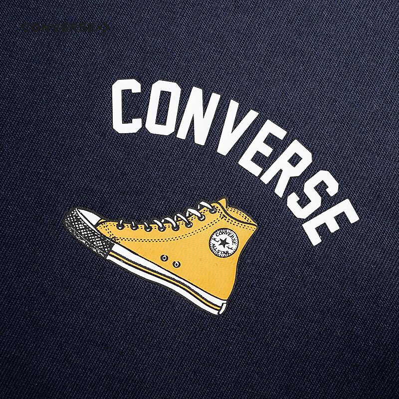 Converse Youth Canvas Shoe Graphic Long Sleeve T-Shirt