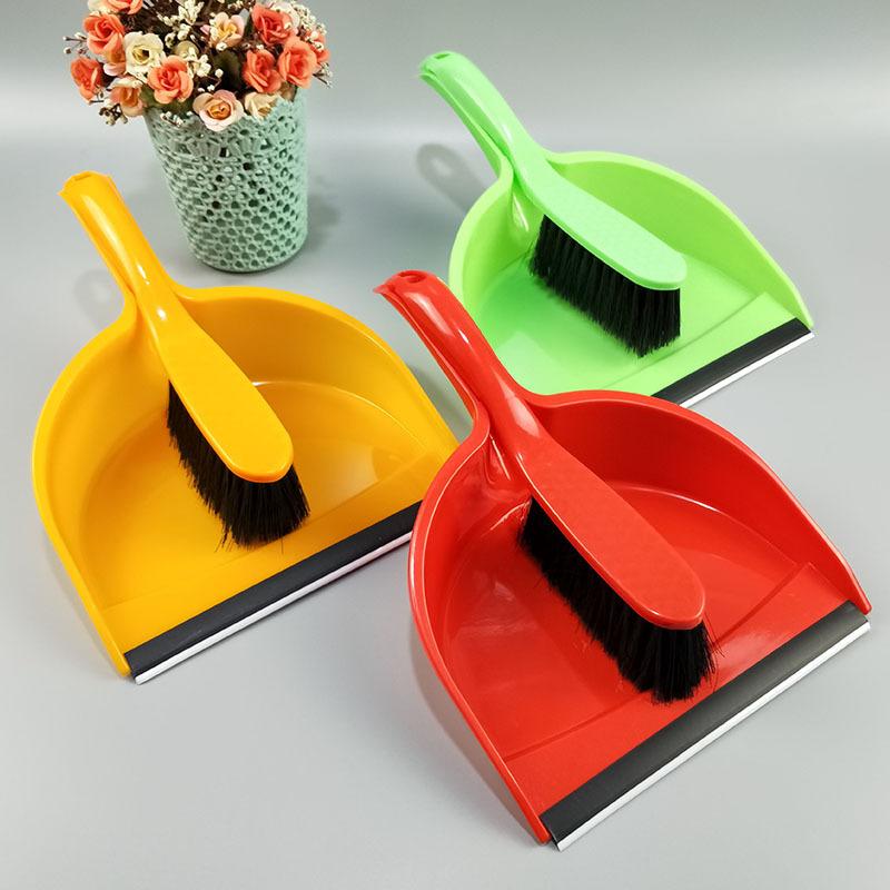 

Desktop Mini Broom Cleaning Brush Small Dustpan Office Desk Set Broom Set жёлтый