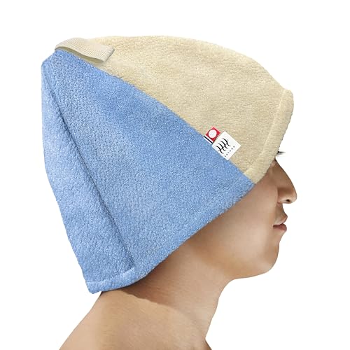 [totono] Sauna Hat [Featured in Nikkei Trendy] Certified Imabari Towel, Fray-Resistant, Large, Prevents Hair Damage, Washable, Men s and Women s, Styl